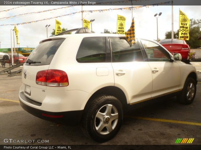 Campanella White / Pure Beige 2004 Volkswagen Touareg V6