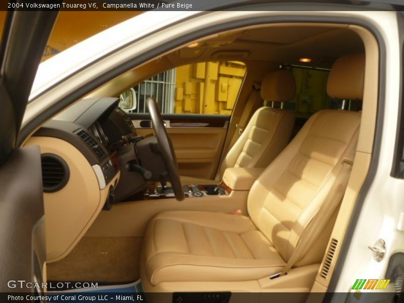 Campanella White / Pure Beige 2004 Volkswagen Touareg V6