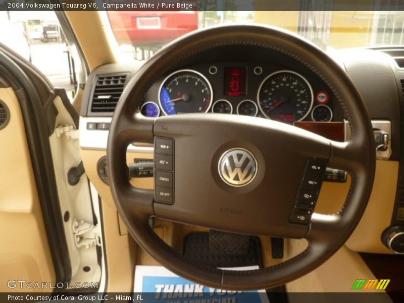 Campanella White / Pure Beige 2004 Volkswagen Touareg V6