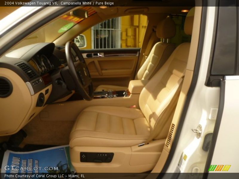Campanella White / Pure Beige 2004 Volkswagen Touareg V6