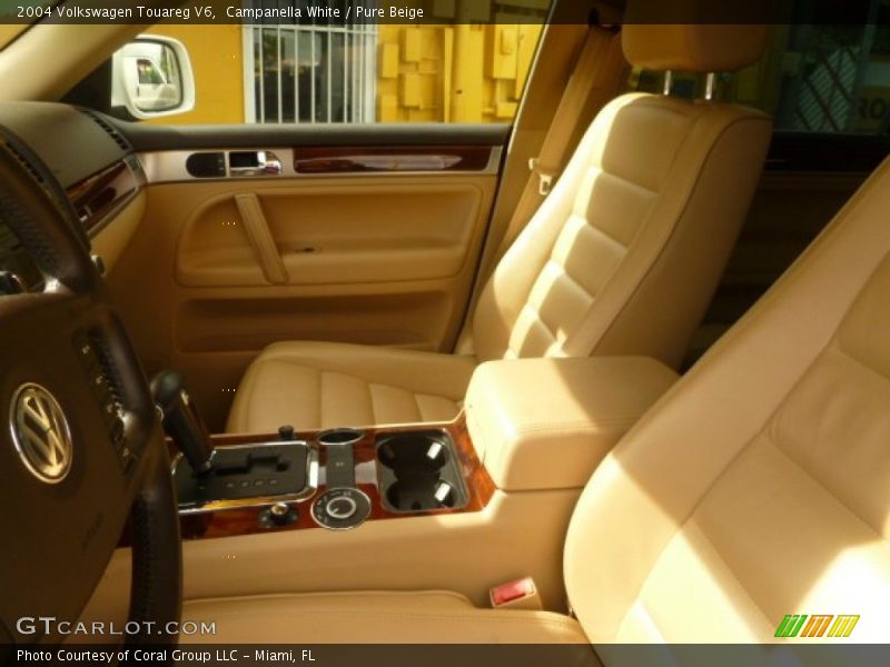Campanella White / Pure Beige 2004 Volkswagen Touareg V6