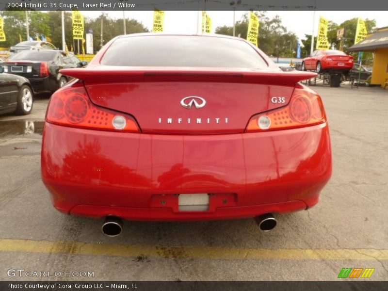 Laser Red / Willow 2004 Infiniti G 35 Coupe