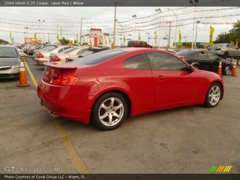 Laser Red / Willow 2004 Infiniti G 35 Coupe