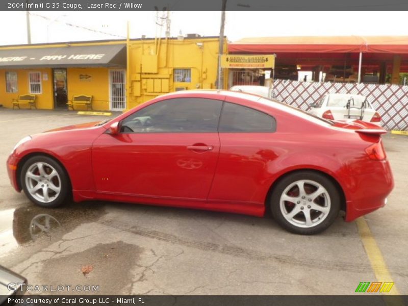 Laser Red / Willow 2004 Infiniti G 35 Coupe