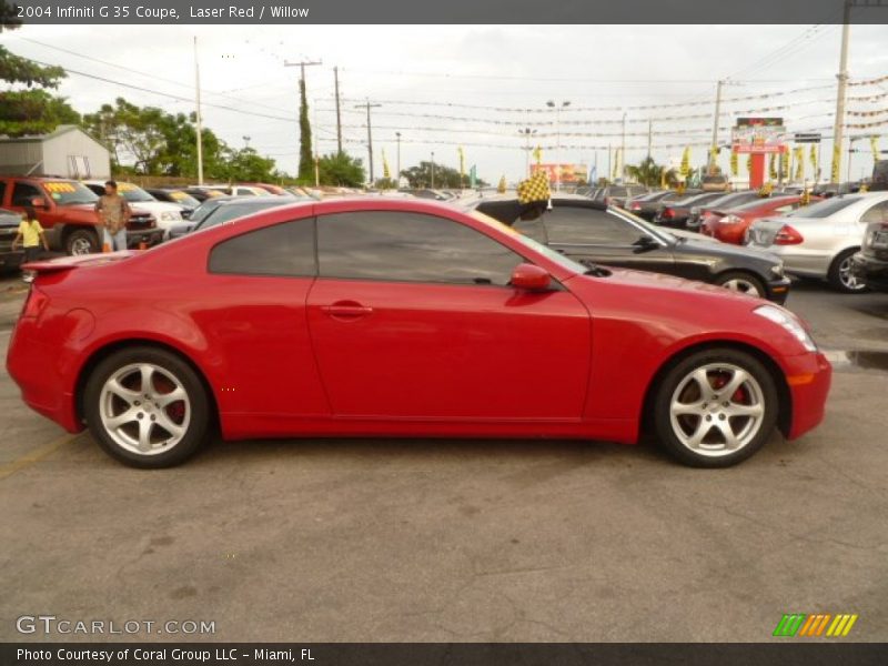 Laser Red / Willow 2004 Infiniti G 35 Coupe
