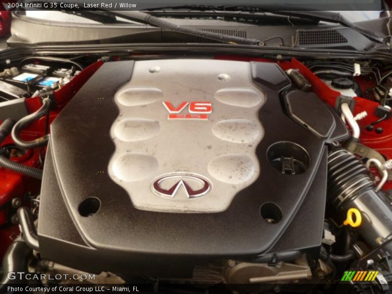 Laser Red / Willow 2004 Infiniti G 35 Coupe