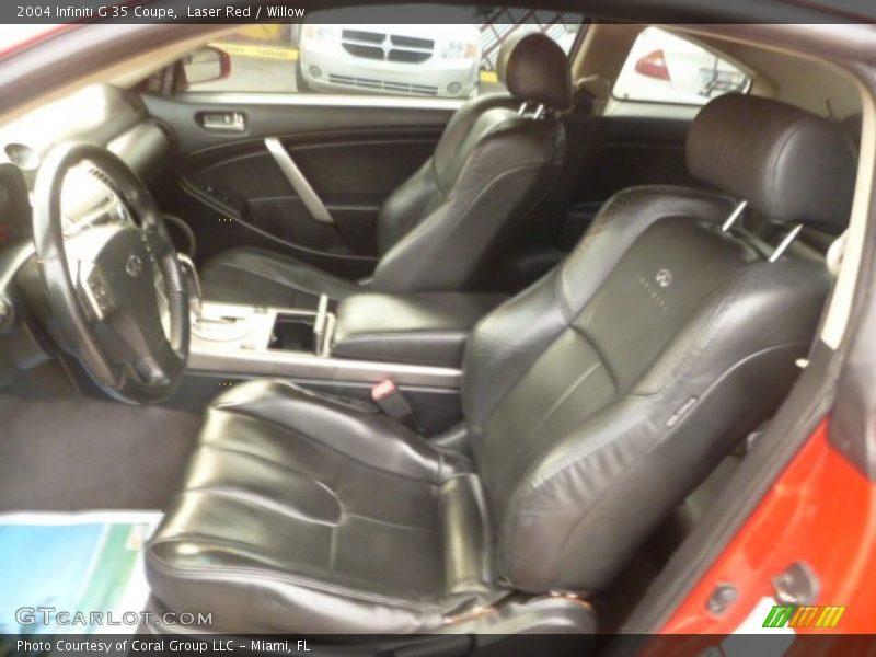 Laser Red / Willow 2004 Infiniti G 35 Coupe