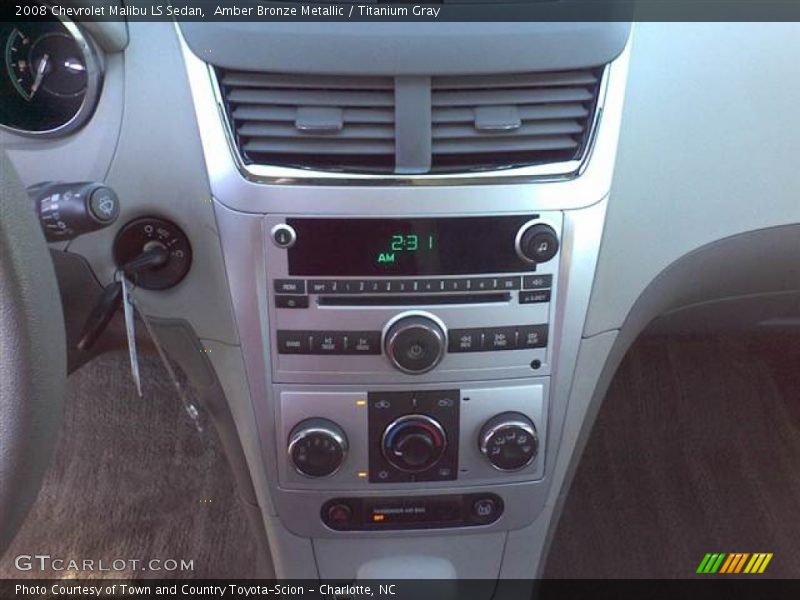 Controls of 2008 Malibu LS Sedan