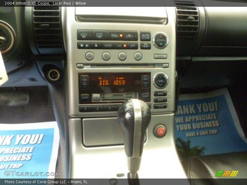 Laser Red / Willow 2004 Infiniti G 35 Coupe