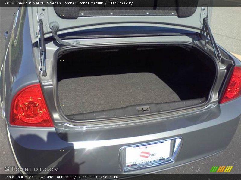 Amber Bronze Metallic / Titanium Gray 2008 Chevrolet Malibu LS Sedan