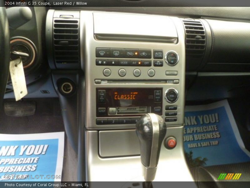 Laser Red / Willow 2004 Infiniti G 35 Coupe