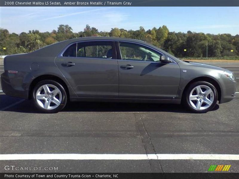  2008 Malibu LS Sedan Amber Bronze Metallic