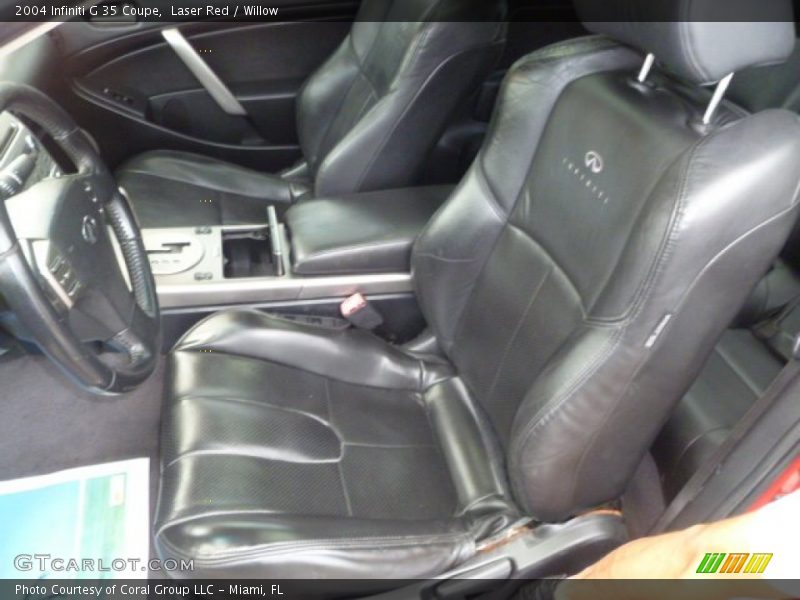 Laser Red / Willow 2004 Infiniti G 35 Coupe