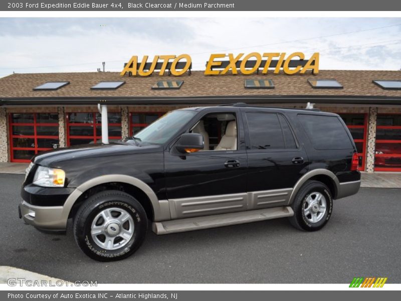 Black Clearcoat / Medium Parchment 2003 Ford Expedition Eddie Bauer 4x4