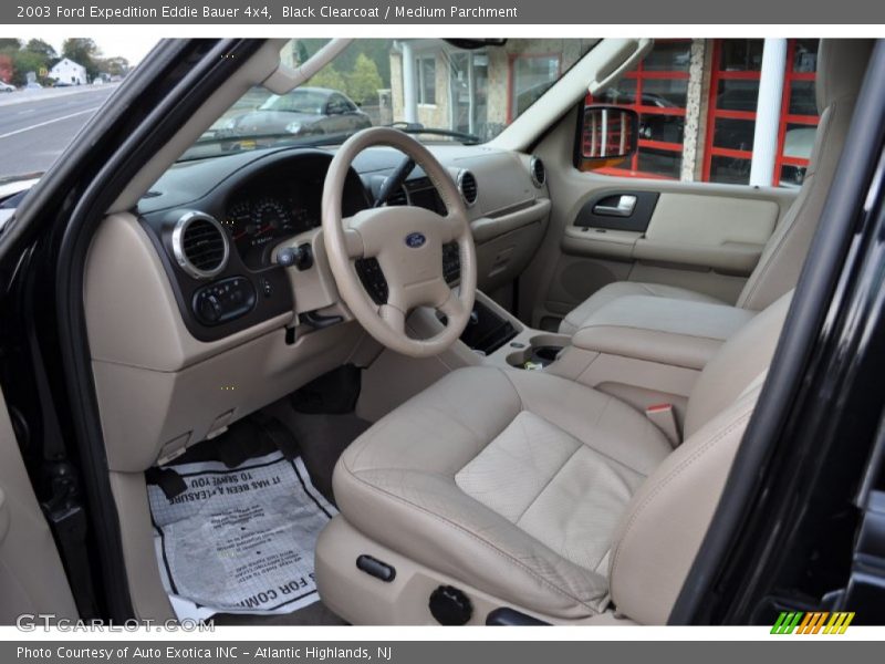 Black Clearcoat / Medium Parchment 2003 Ford Expedition Eddie Bauer 4x4