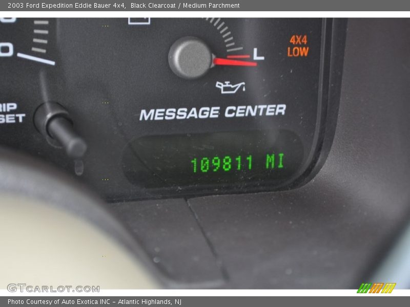 Black Clearcoat / Medium Parchment 2003 Ford Expedition Eddie Bauer 4x4