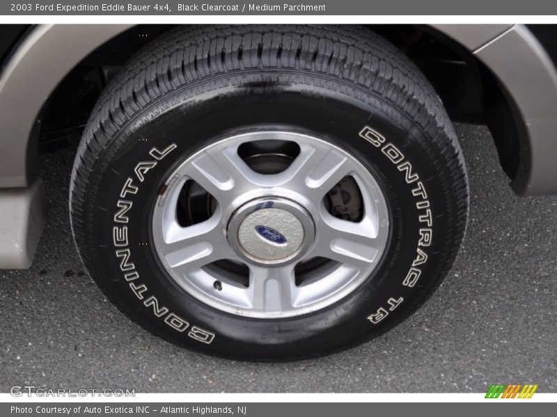 Black Clearcoat / Medium Parchment 2003 Ford Expedition Eddie Bauer 4x4