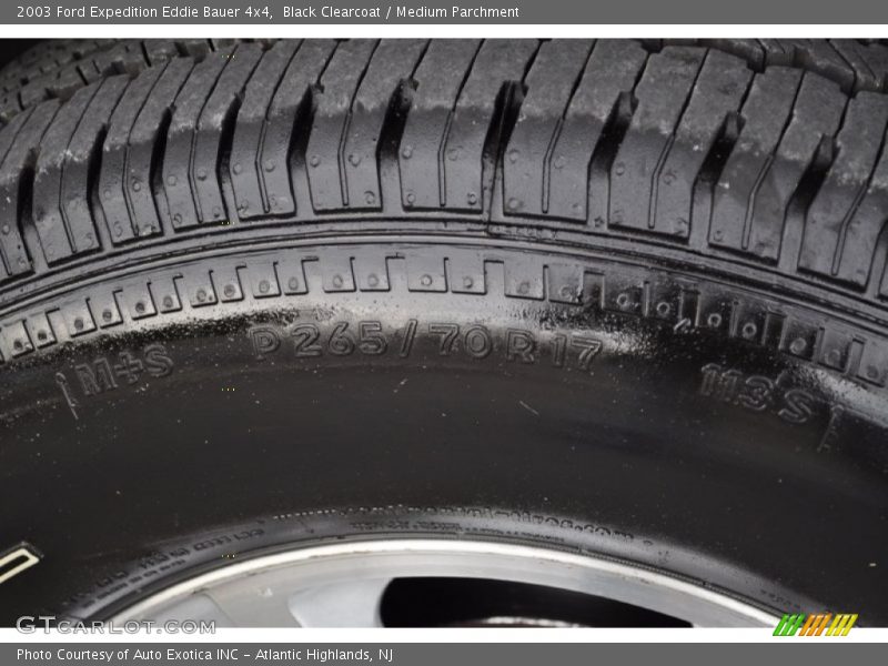 Black Clearcoat / Medium Parchment 2003 Ford Expedition Eddie Bauer 4x4