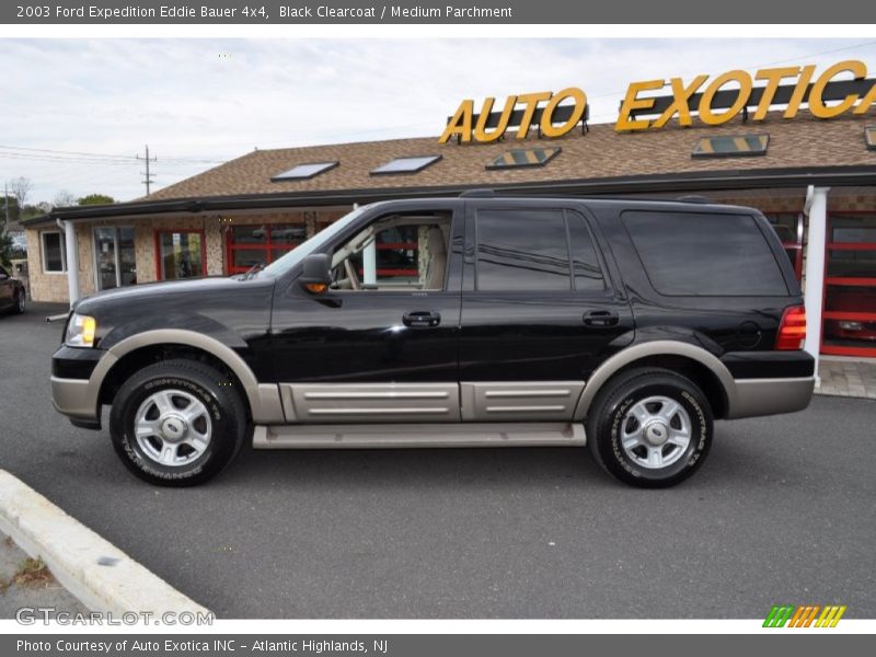 Black Clearcoat / Medium Parchment 2003 Ford Expedition Eddie Bauer 4x4
