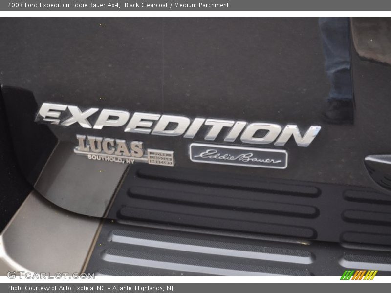 Black Clearcoat / Medium Parchment 2003 Ford Expedition Eddie Bauer 4x4