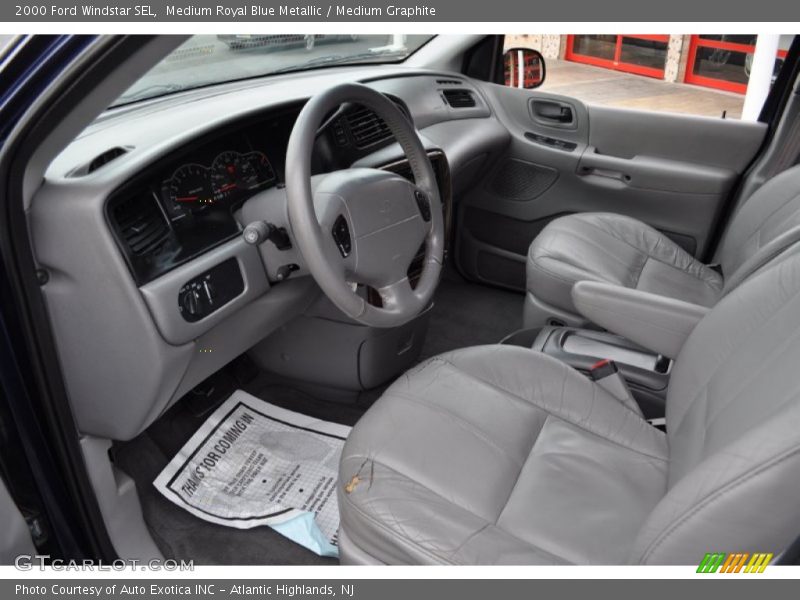 Medium Royal Blue Metallic / Medium Graphite 2000 Ford Windstar SEL