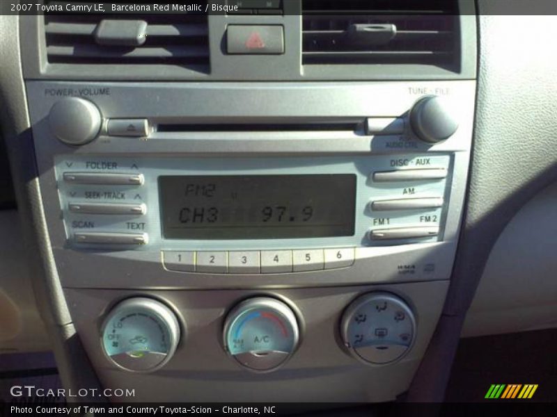Barcelona Red Metallic / Bisque 2007 Toyota Camry LE