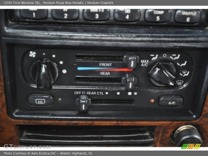 Controls of 2000 Windstar SEL