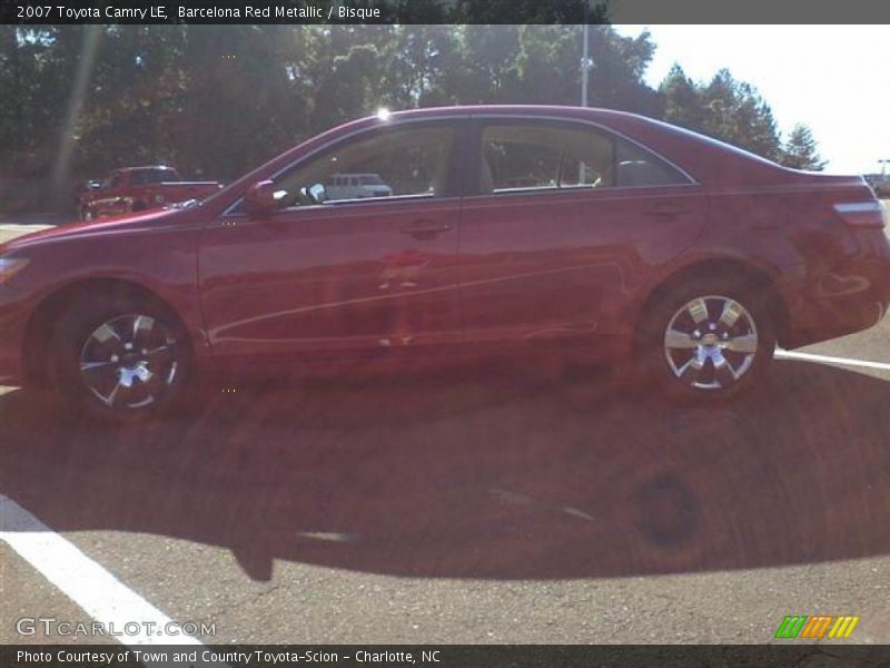 Barcelona Red Metallic / Bisque 2007 Toyota Camry LE