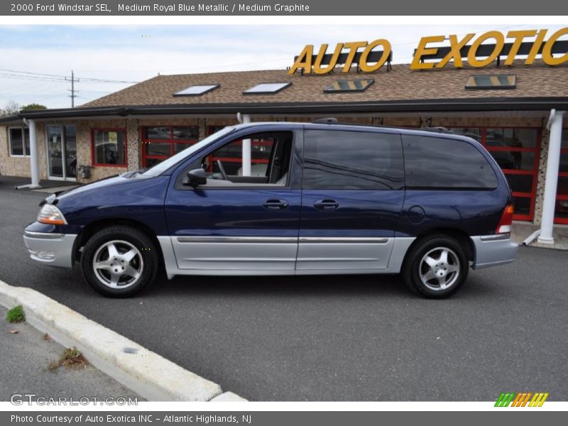 Medium Royal Blue Metallic / Medium Graphite 2000 Ford Windstar SEL