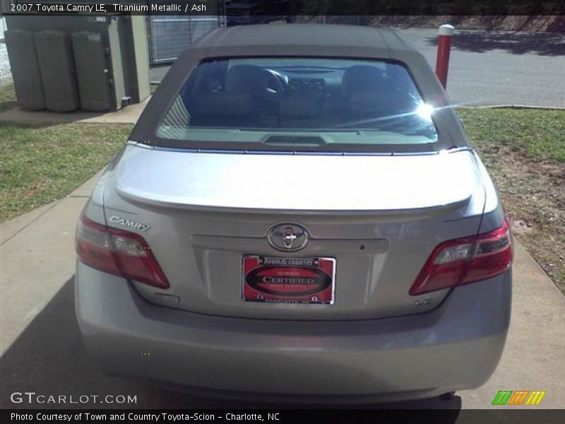 Titanium Metallic / Ash 2007 Toyota Camry LE