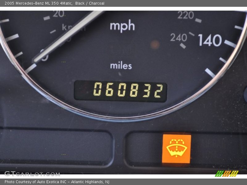 Black / Charcoal 2005 Mercedes-Benz ML 350 4Matic