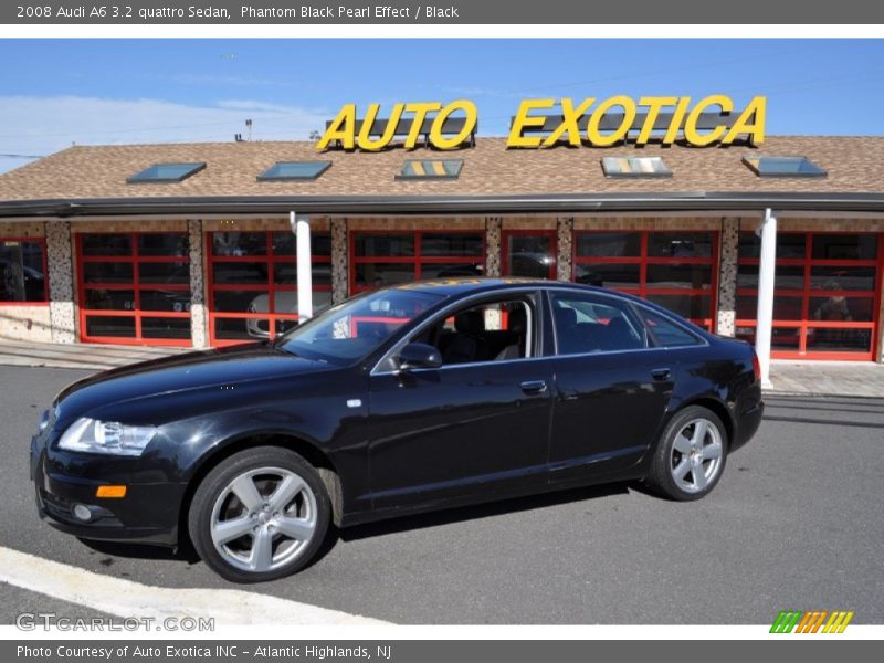 Phantom Black Pearl Effect / Black 2008 Audi A6 3.2 quattro Sedan