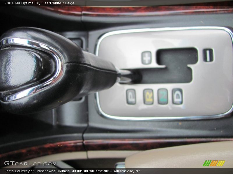 Pearl White / Beige 2004 Kia Optima EX