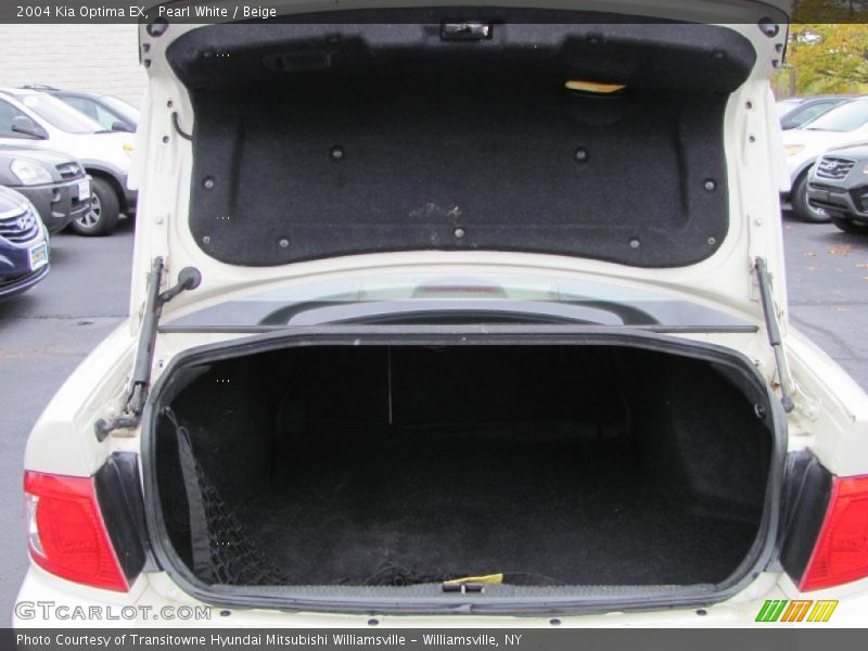 Pearl White / Beige 2004 Kia Optima EX