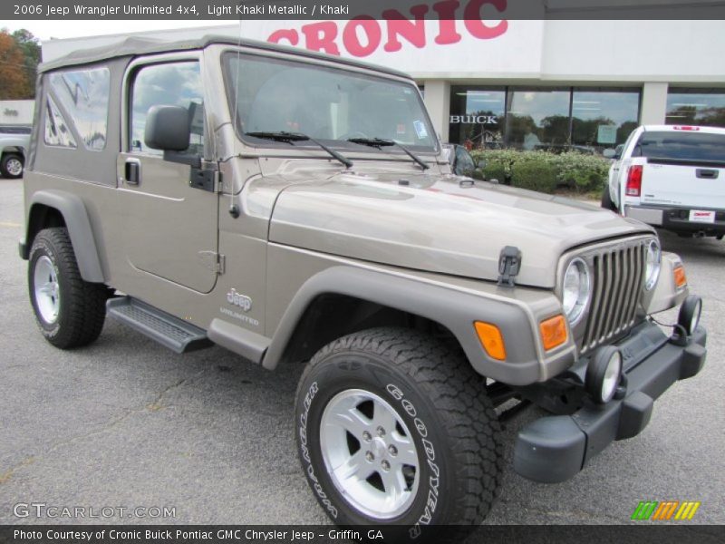 Light Khaki Metallic / Khaki 2006 Jeep Wrangler Unlimited 4x4