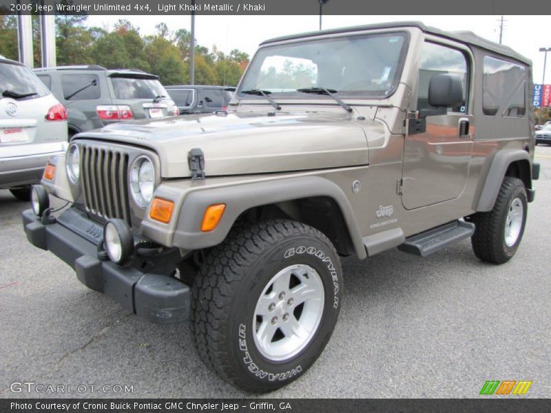 Light Khaki Metallic / Khaki 2006 Jeep Wrangler Unlimited 4x4