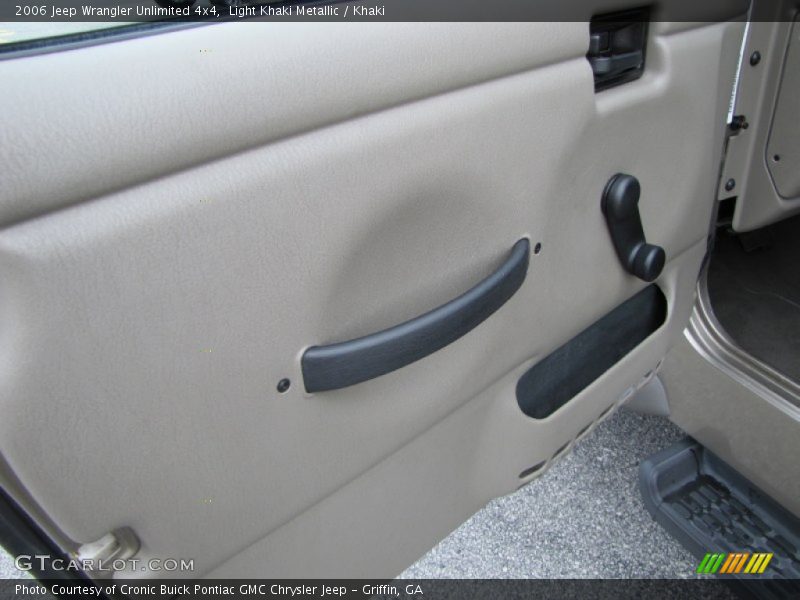 Light Khaki Metallic / Khaki 2006 Jeep Wrangler Unlimited 4x4
