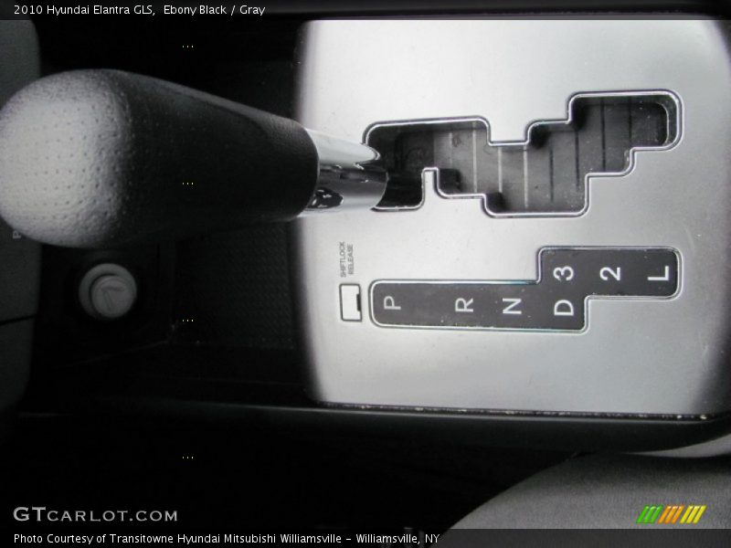 Ebony Black / Gray 2010 Hyundai Elantra GLS