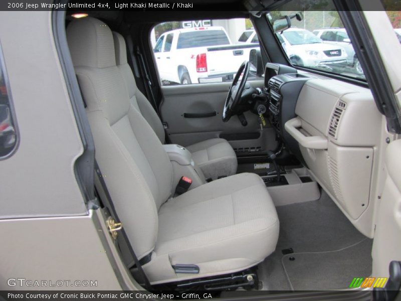 Light Khaki Metallic / Khaki 2006 Jeep Wrangler Unlimited 4x4