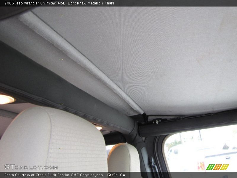Light Khaki Metallic / Khaki 2006 Jeep Wrangler Unlimited 4x4