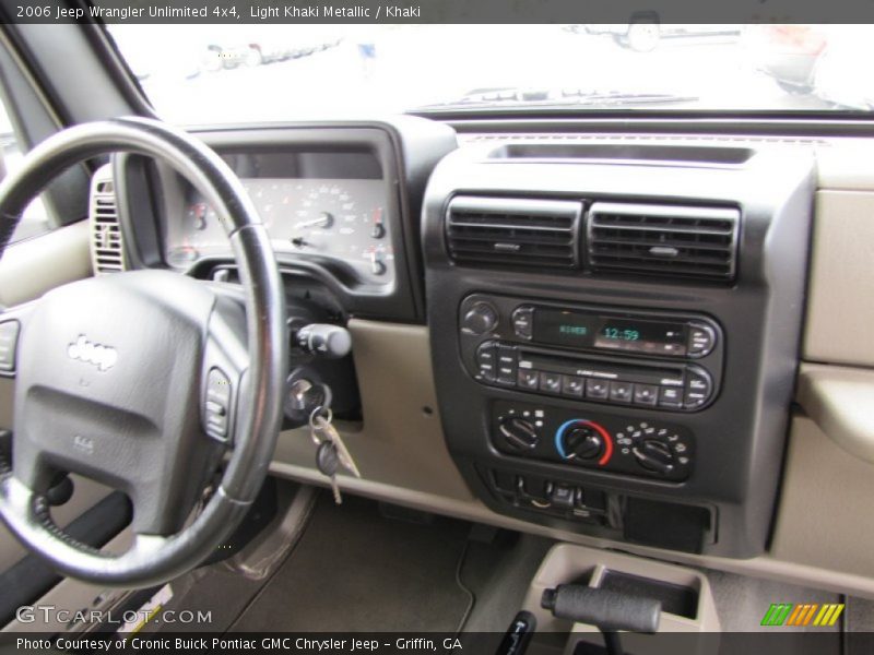 Light Khaki Metallic / Khaki 2006 Jeep Wrangler Unlimited 4x4