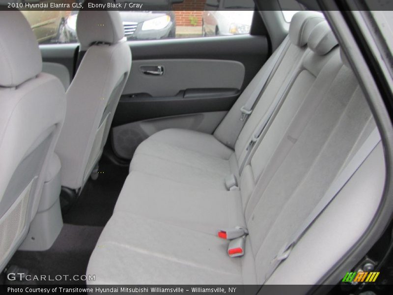 Ebony Black / Gray 2010 Hyundai Elantra GLS