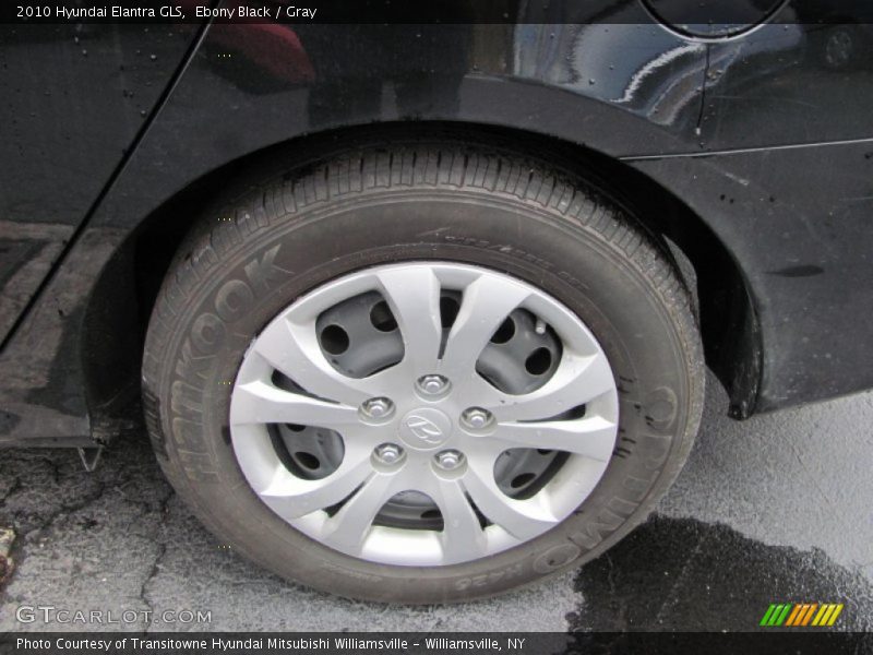 Ebony Black / Gray 2010 Hyundai Elantra GLS