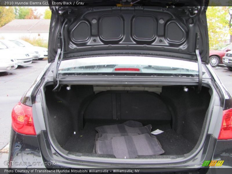 Ebony Black / Gray 2010 Hyundai Elantra GLS