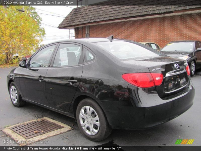 Ebony Black / Gray 2010 Hyundai Elantra GLS