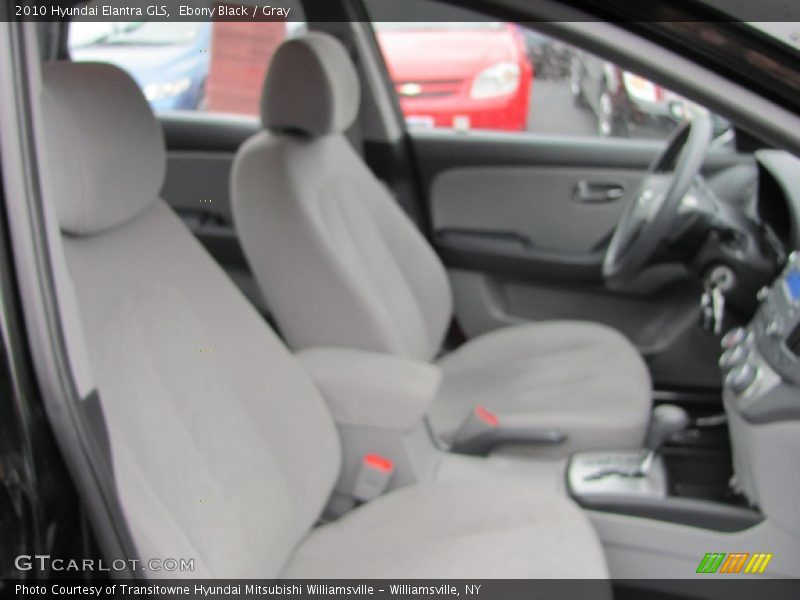 Ebony Black / Gray 2010 Hyundai Elantra GLS