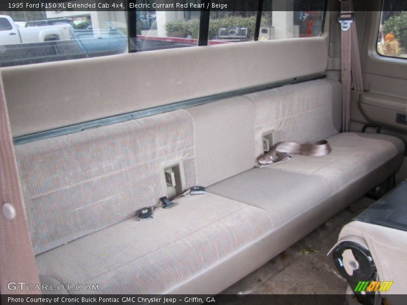  1995 F150 XL Extended Cab 4x4 Beige Interior