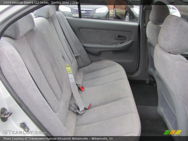 Sterling Silver / Gray 2004 Hyundai Elantra GLS Sedan