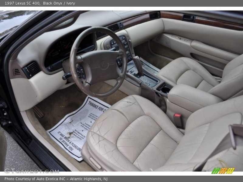 Ivory Interior - 1997 SC 400 