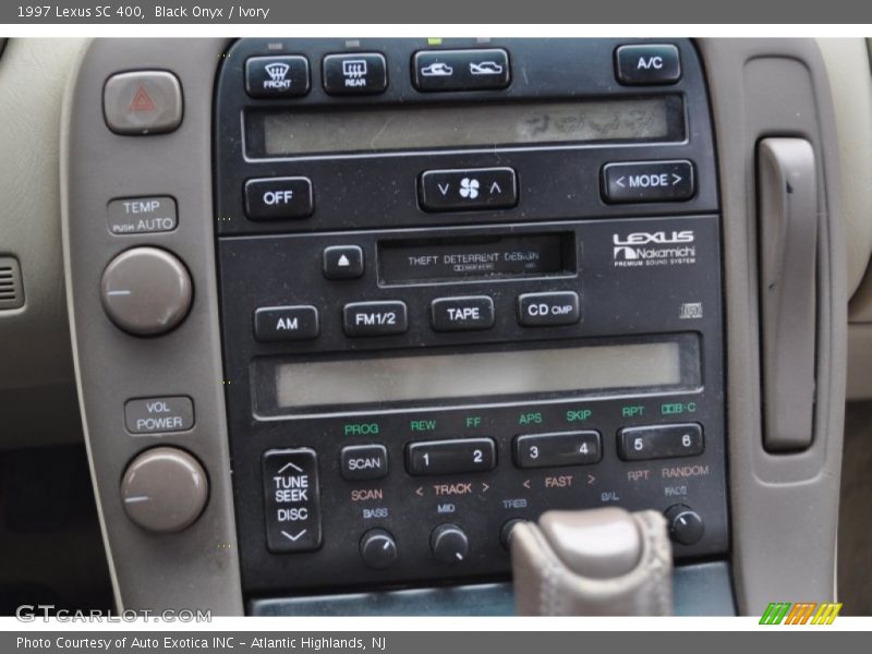 Audio System of 1997 SC 400